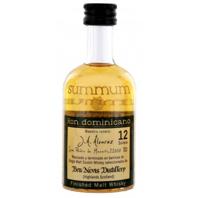 Summum Ron Dominicano Malt Whisky Finish Rum 12yo 0,05L