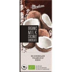 Meybona Organic - mléčná čokoláda s kokosem 100g