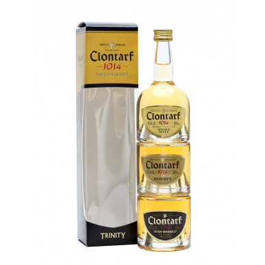Clontarf 1014 Trinity Whiskey Miniset 3x0,05L (Single Malt, Reserve, Classic)