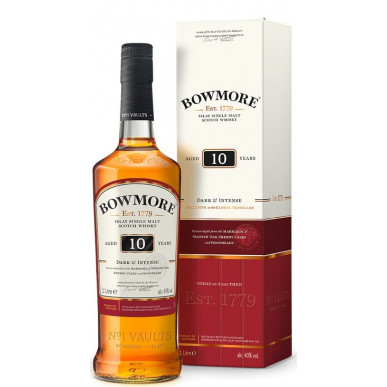 Bowmore Dark & Intense Malt Whisky 10yo 1L
