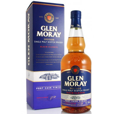 Glen Moray Elgin Classic Port Cask Finish Small Batch Release Whisky 0,7L