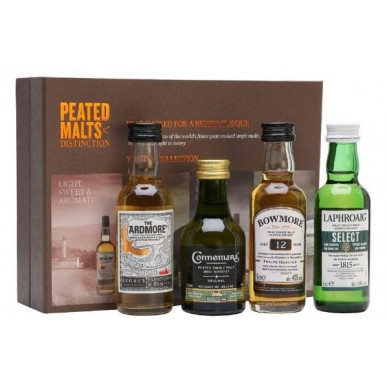 Peated Malts of Distinction Tasting Selection Whisky 4x0,05L