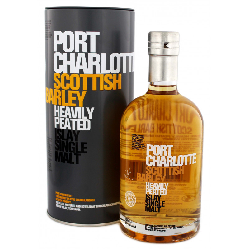 port charlotte scottish barley heavily peated islay single malt 