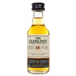 The Glenlivet Single Malt Scotch Whisky 18yo 0,05L