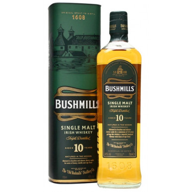 Bushmills Single Malt Whiskey 10yo 0,7L