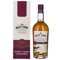 West Cork PORT CASK FINISHED Single Malt Irish Whiskey 0,7L