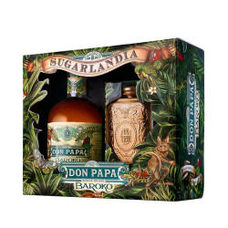 Don Papa Baroko & Hip Flask Gift Box Rum 0,7L