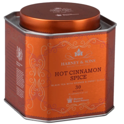 Harney & Sons - Hot Cinnamon Spice (30 sáčků v plechovce)