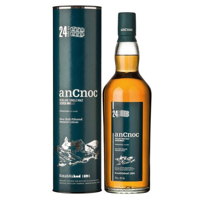 AnCnoc Highland Single Malt Scotch Whisky 24yo 0,7L