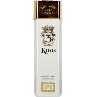 3 Kilos COCO GOLD Coconut Vodka 1L