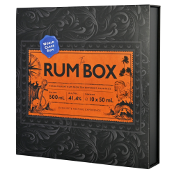The Rum Box Miniset Blue Edition 10x0,05L
