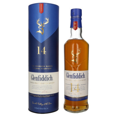 Glenfiddich BOURBON BARREL RESERVE Single Malt Scotch Whisky 14yo 0,7L