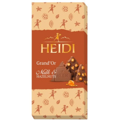 Heidi - mléčná čokoláda s karamelizovanými ořechy 100g