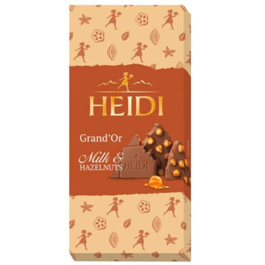 Heidi - mléčná čokoláda s karamelizovanými ořechy 100g