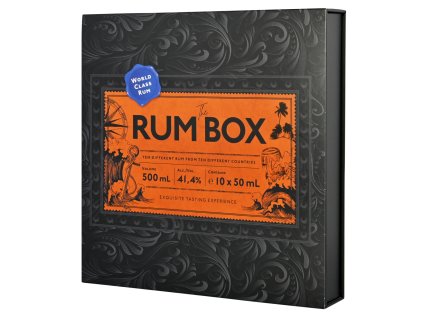 92564 The Rum Box Miniset Blue Edition 10x0,05L