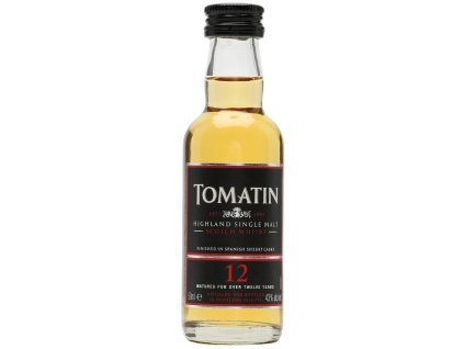 Tomatin Whisky 12yo 0,05L, 43%