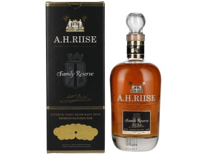 50614 A.H. Riise Family Reserve Solera 1838 Rum 25 let 0,7L (Dárkové balení)