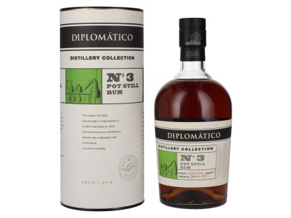 91495 Diplomatico Distillery Collection No. 3 Pot Still Rum 0,7L